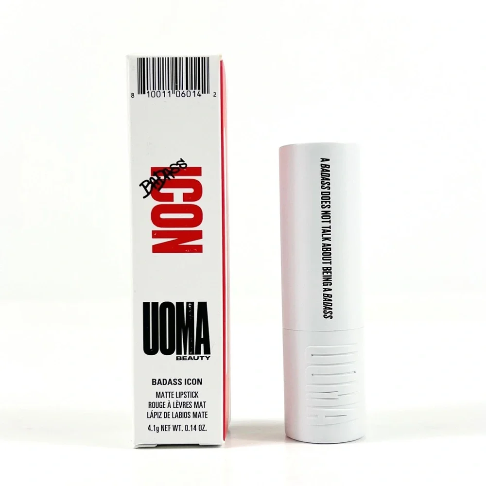 NEW UOMA Beauty Badass Icon Concentrated Matte Lipstick in Tracy NIB